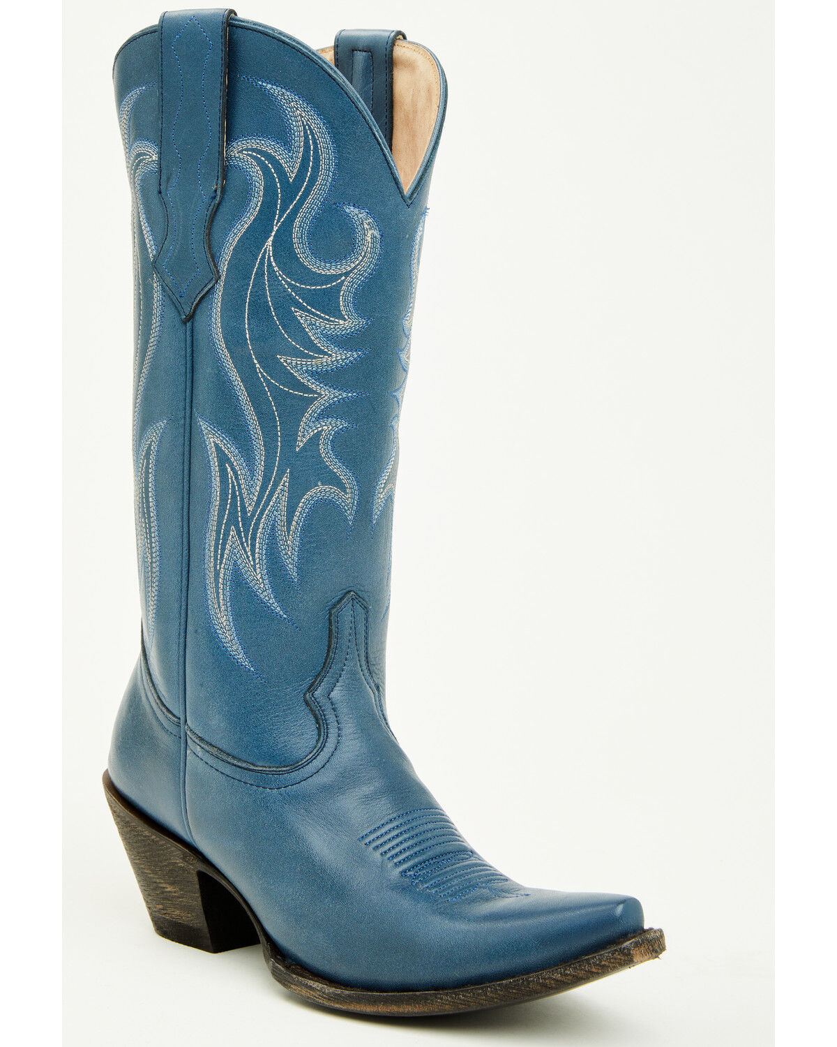 Image #1 - Idyllwind Women's Blue Jean Baby Western Boots - Snip Toe, Blue, hi-res