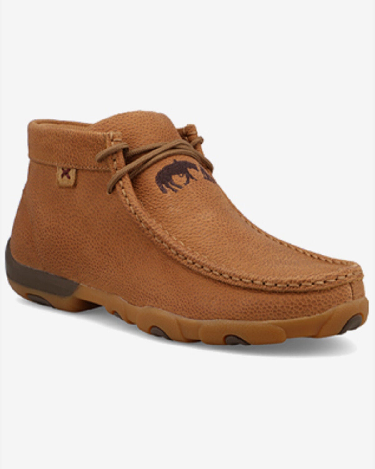 Twisted X Women's Chukka Driving Mocs, Chestnut, hi-res