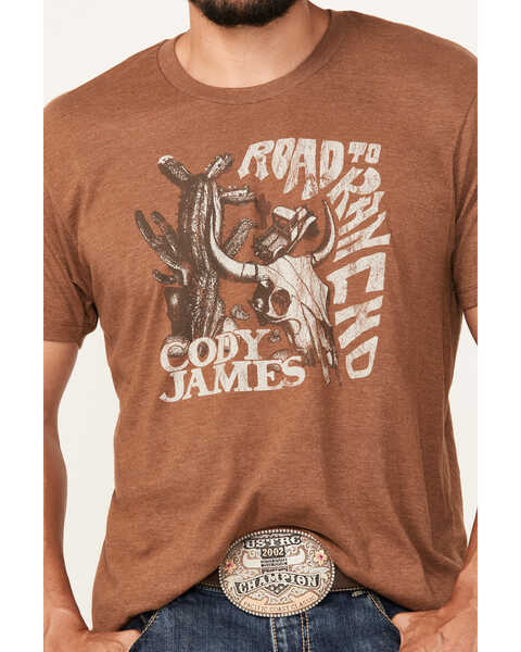Image #3 - Cody James Men's Road To Rancho Short Sleeve Graphic T-Shirt, Lt Brown, hi-res