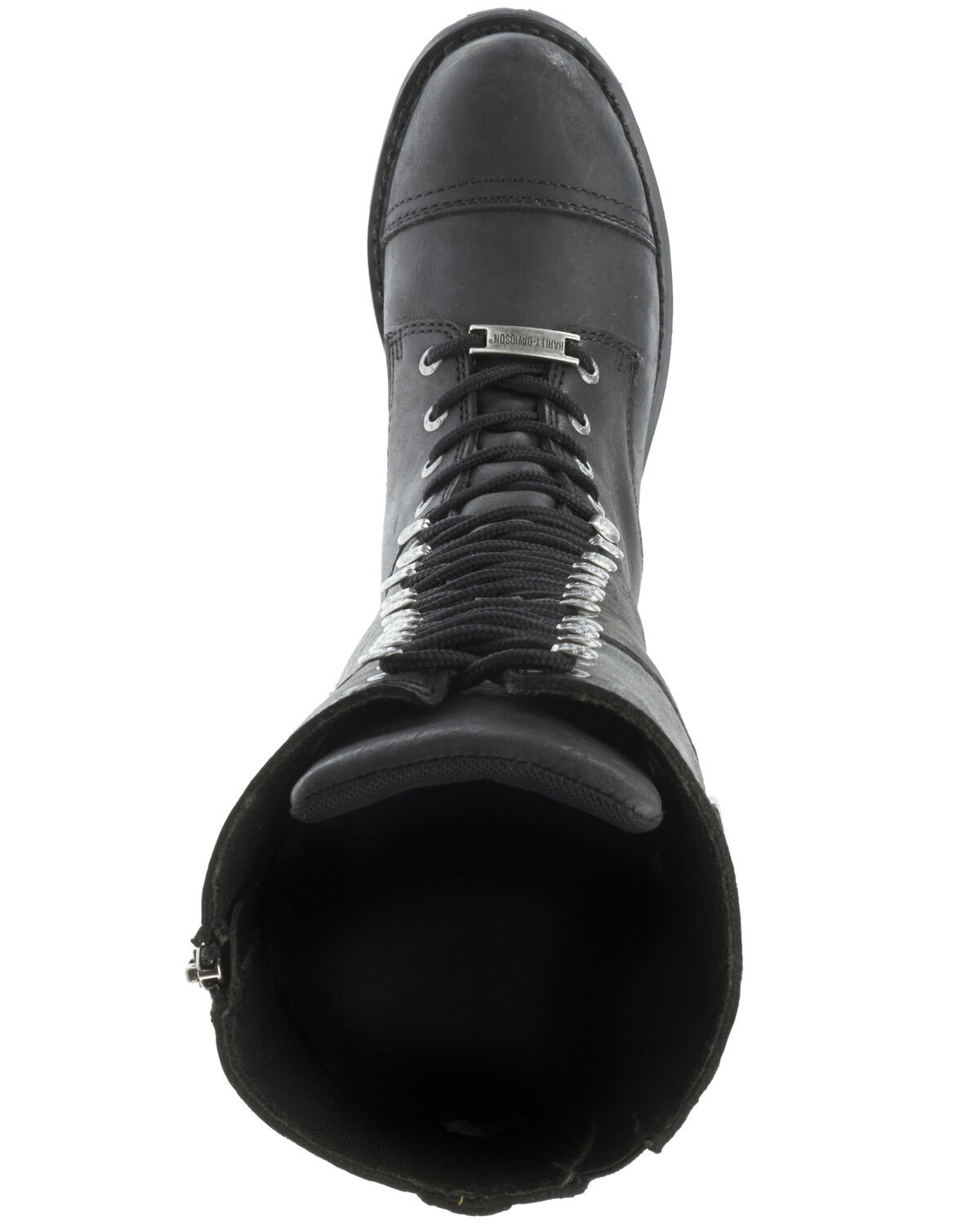 Image #6 - Harley Davidson Women's Beechwood Moto Boots - Round Toe, Black, hi-res