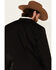 Image #5 - Cripple Creek Men's Black Nylon CC Barn Coat, Black, hi-res