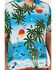 Image #3 - Cinch Men's Camp Ocean And Palm Trees Short Sleeve Button-Down Shirt, , hi-res