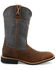 Image #2 - Twisted X Boys' Top Hand Western Boots - Broad Square Toe , Brown/blue, hi-res