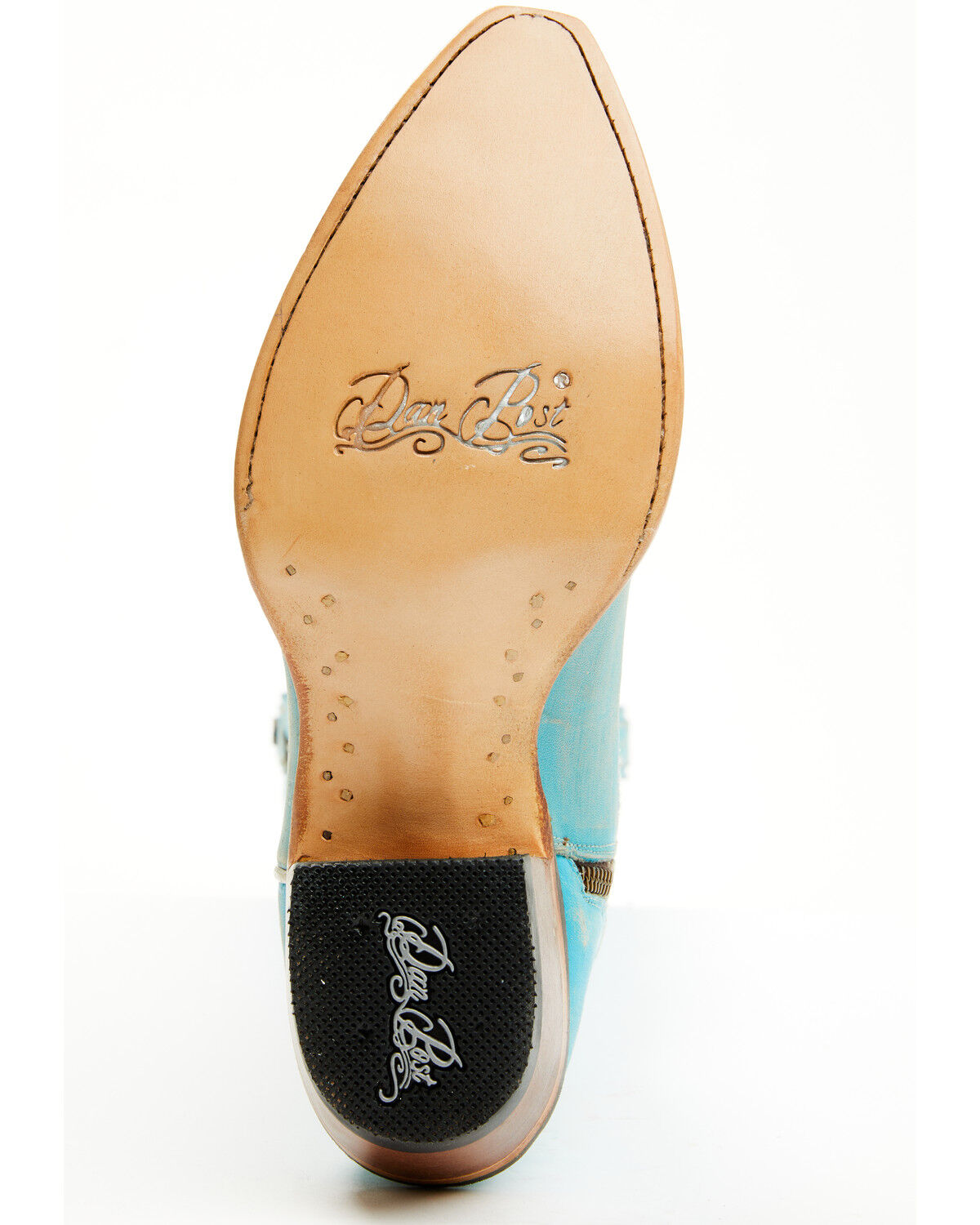 Image #7 - Dan Post Women's Celeste Tall Western Boots - Snip Toe, Blue, hi-res