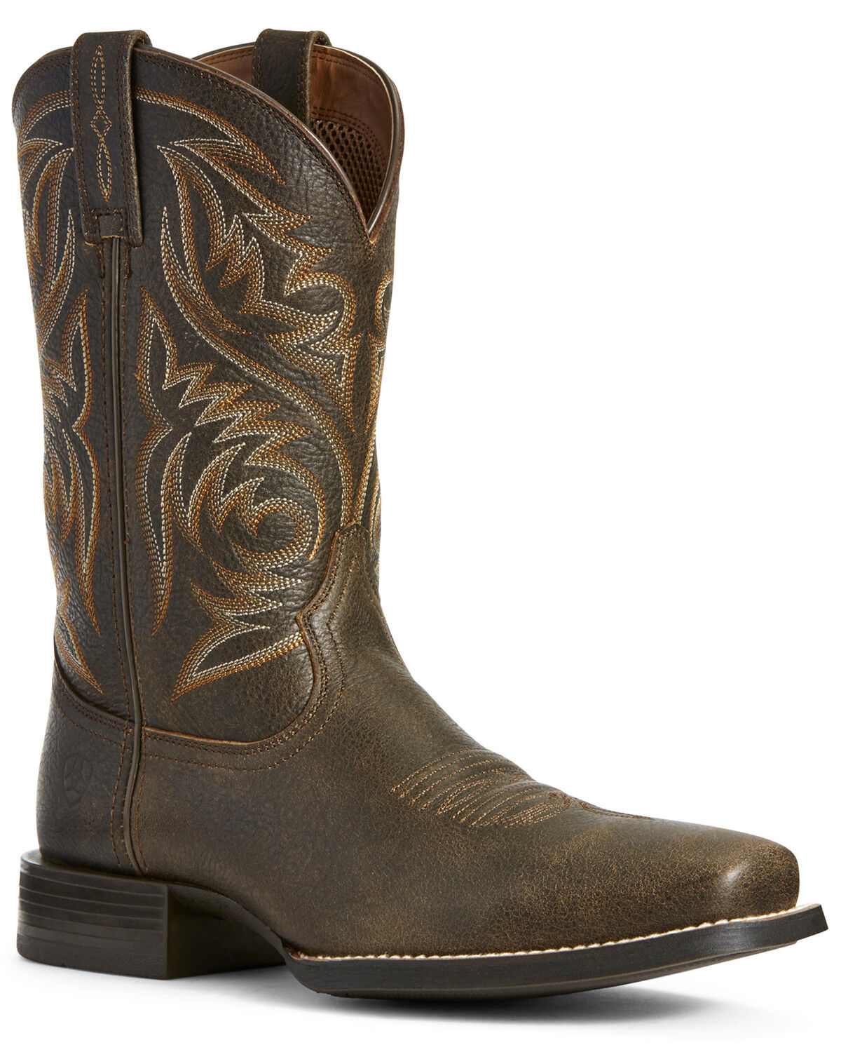 ariat sport square toe western boot
