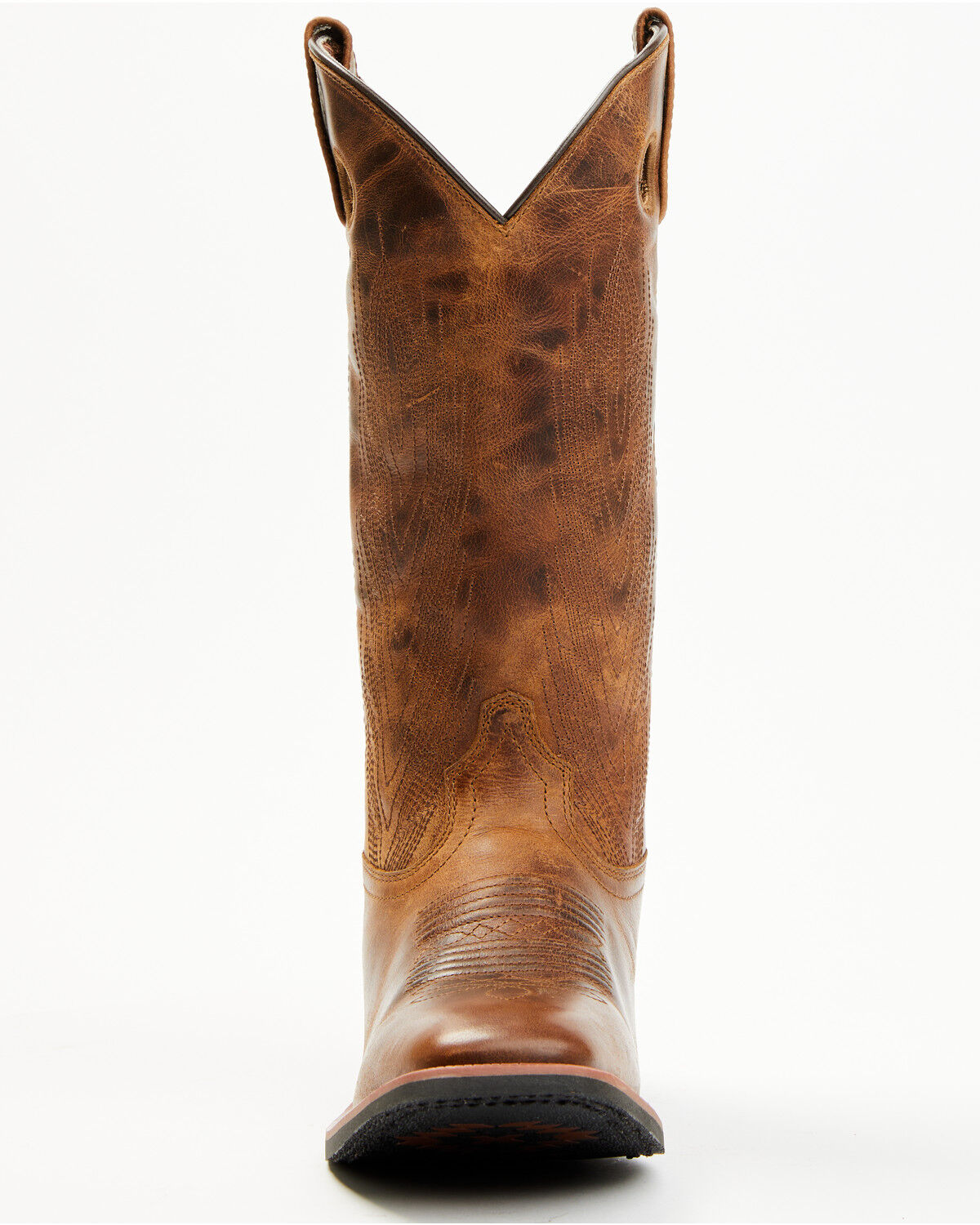 Image #4 - Laredo Women's Sable Rom Performance Western Boots - Broad Square Toe, Tan, hi-res