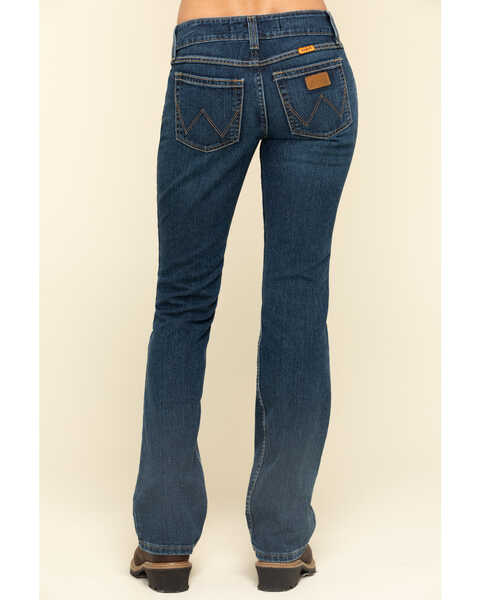 Image #1 - Wrangler Women's Dark Mae FR Jeans , Indigo, hi-res