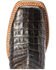 Image #4 - Ariat Women's Donatella Exotic Caiman Western Boots - Broad Square Toe , Black, hi-res
