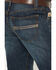 Image #4 - Cinch Men's Carter 2.0 Dark Wash Relaxed Bootcut Stretch Denim Jeans, Indigo, hi-res