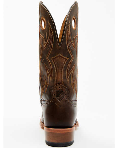 Image #5 - RANK 45® Men's Saloon Western Boots - Square Toe, Brown, hi-res