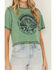 Image #3 - Cleo + Wolf Women's Desert Festival Short Sleeve Graphic Tee, Green, hi-res