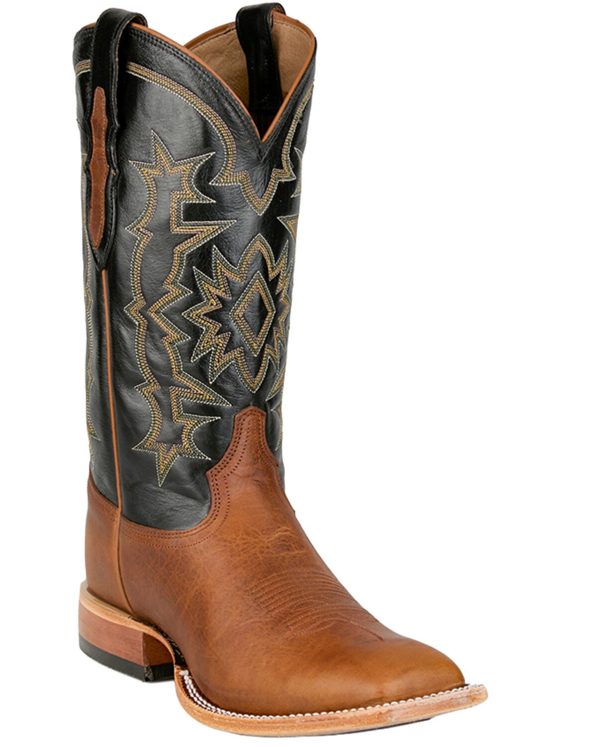 Image #1 - Tony Lama Men's Samuel Western Boots - Broad Square Toe, Tan, hi-res