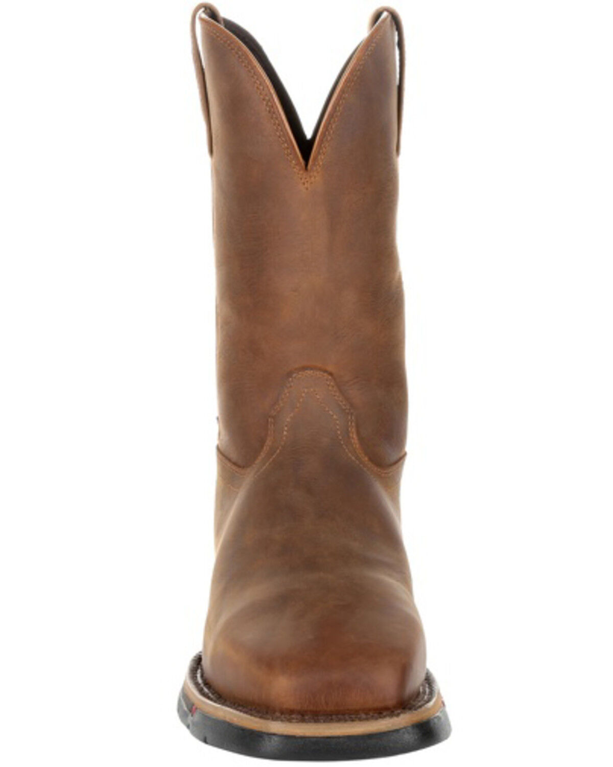 Image #5 - Rocky Men's Long Range Waterproof Western Work Boots - Steel Toe, , hi-res