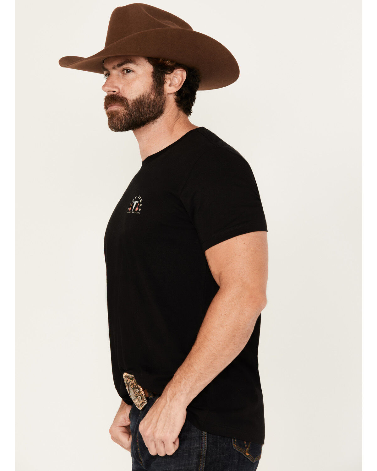 Image #3 - Cody James Men's Agave Desert Short Sleeve Graphic T-Shirt, Black, hi-res
