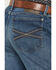 Image #4 - Wrangler 20X Men's 44MWX Hobson Medium Wash Slim Straight Stretch Denim Jeans, Medium Wash, hi-res