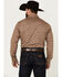 Image #4 - Rock & Roll Denim Men's Longhorn Print Long Sleeve Pearl Snap Stretch Western Shirt, Brown, hi-res