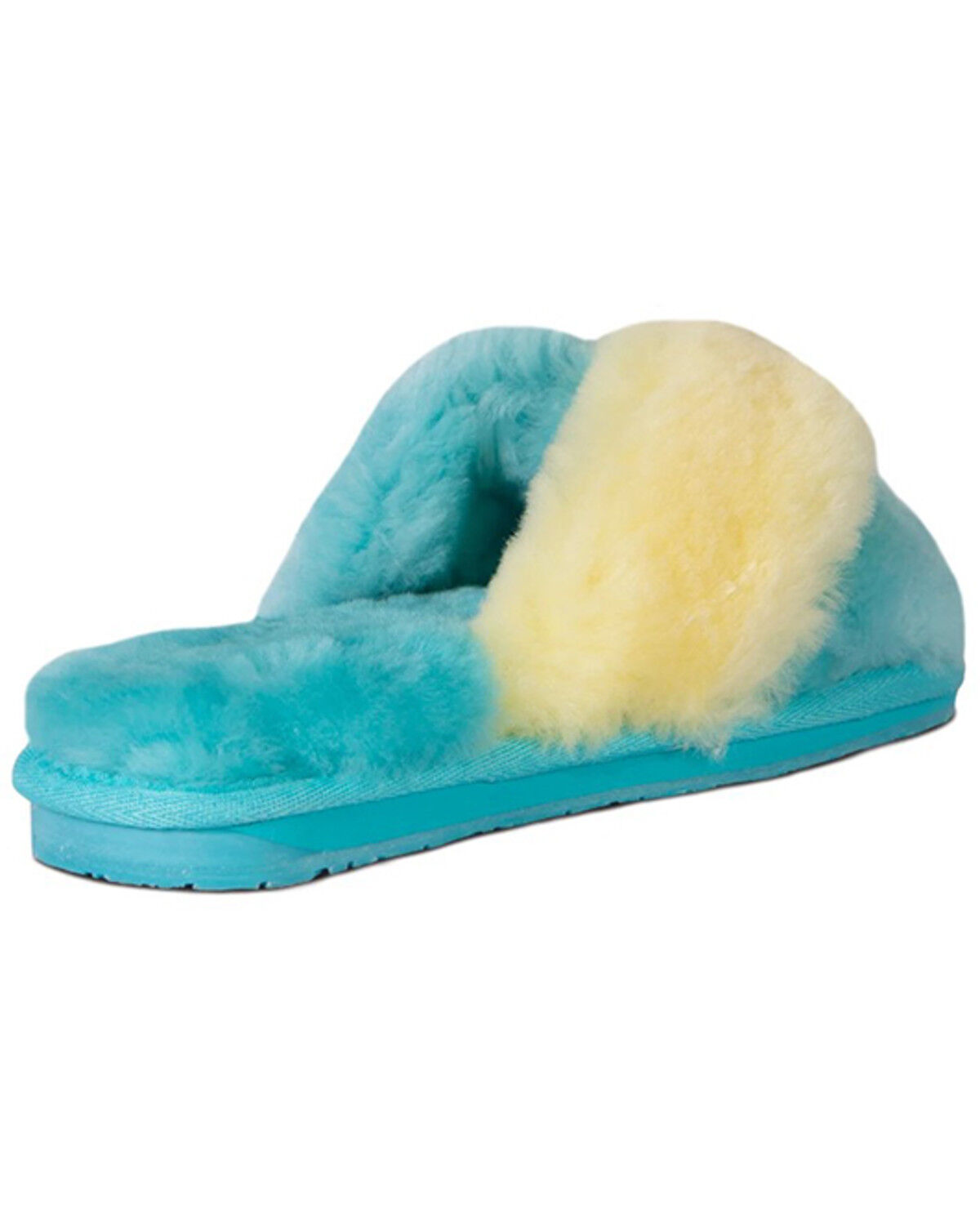 Image #4 - Cloud Nine Women's Duo-Tone Emma Sheepskin Slippers, Blue, hi-res