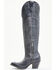 Corral Women's Black Embroidery Tall Western Boots - Snip Toe, Black, hi-res