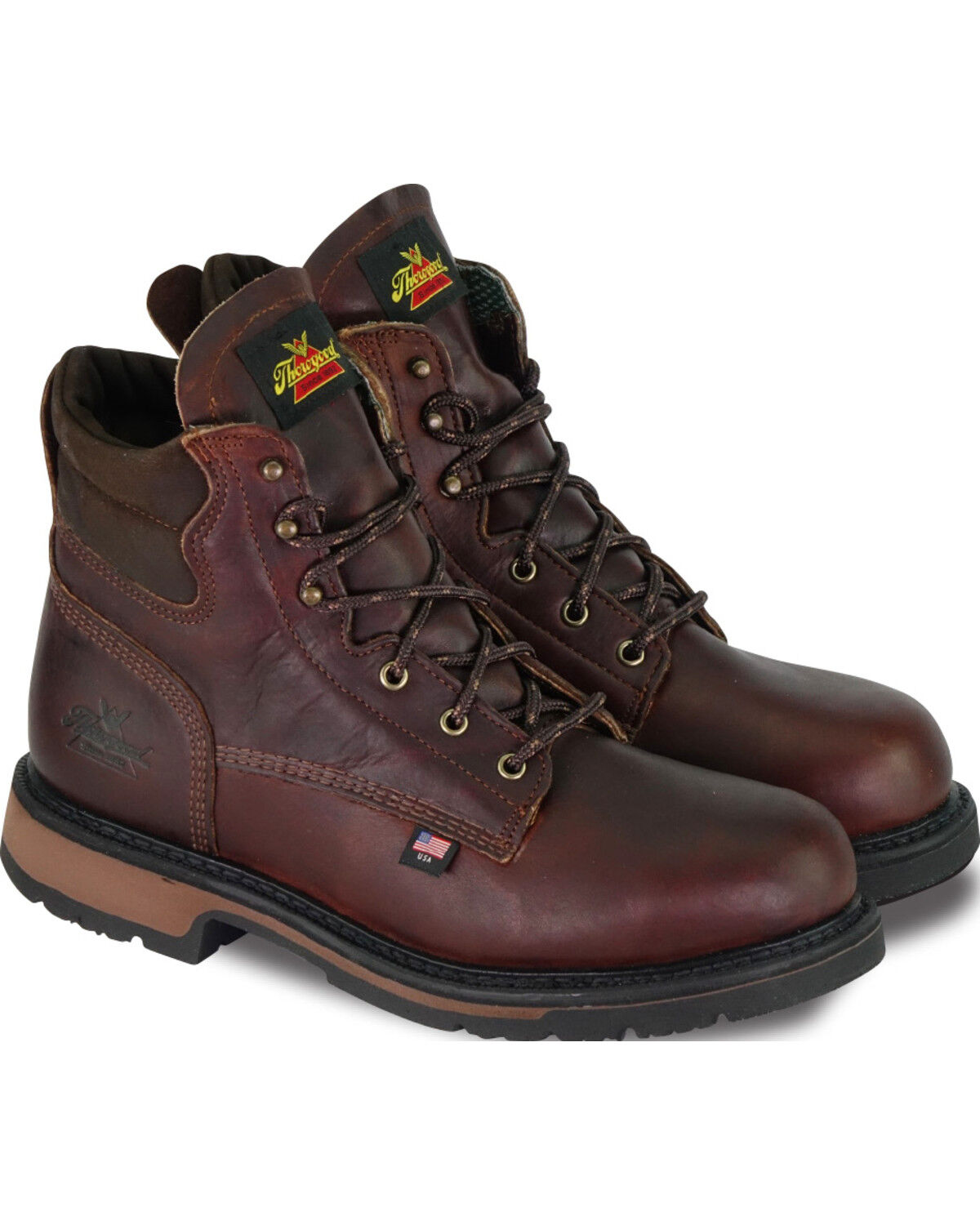 thorogood steel toe work boots