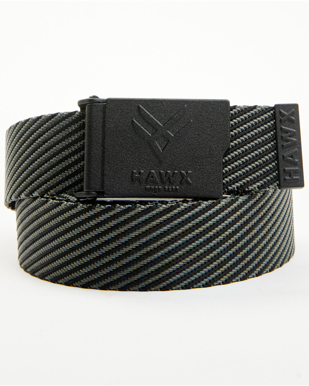 Image #2 - Hawx Men's Grang 2-Tone Web Basic Belt, Black, hi-res