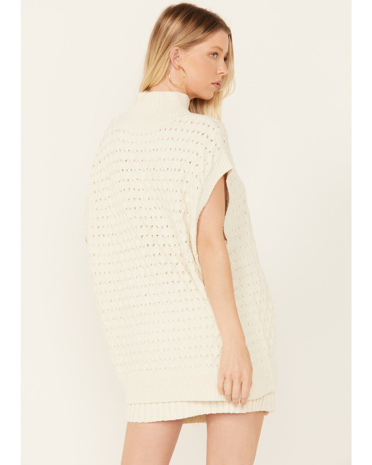 Image #4 - Free People Women's Rosemary Knit Top and Skirt Set - 2 Piece, Cream, hi-res