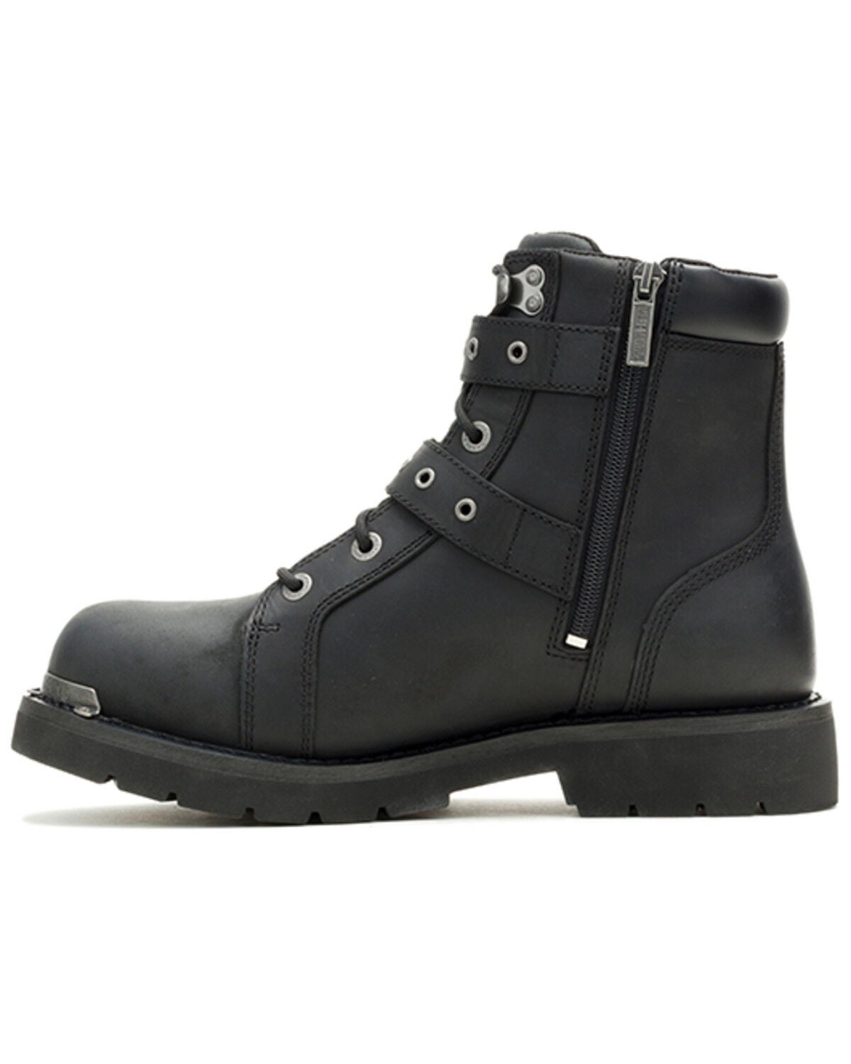 Image #3 - Harley Davidson Men's Ironblaze Motorcycle Boots - Round Toe, Black, hi-res