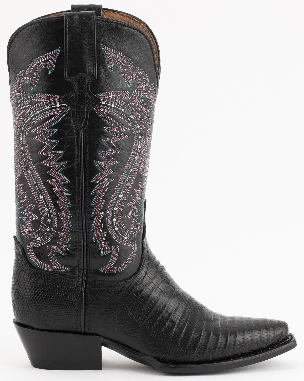 Image #2 - Ferrini Women's Lizard Western Boots - Snip Toe, , hi-res