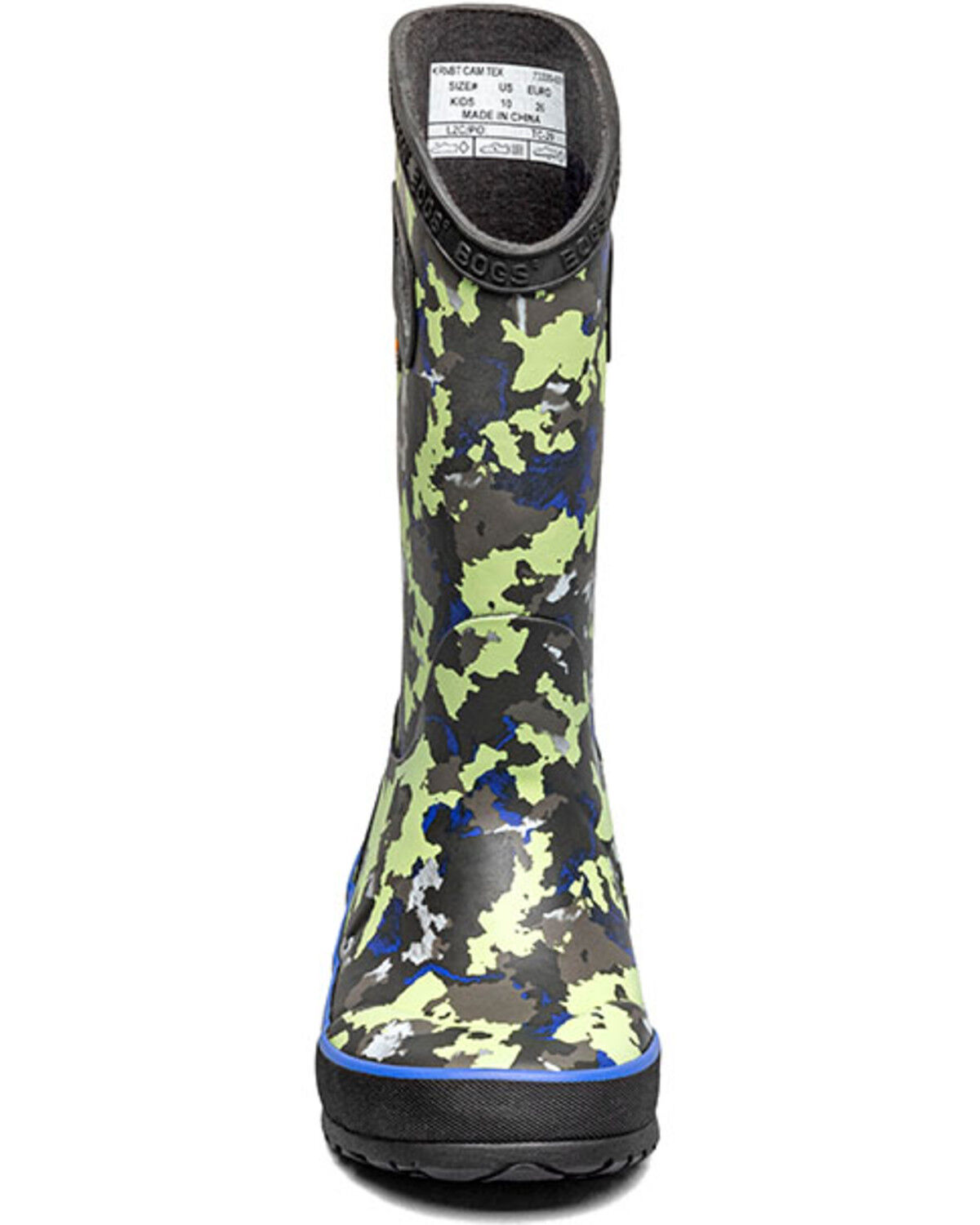 Image #4 - Bogs Boys' Camo Texture Rainboots, Multi, hi-res