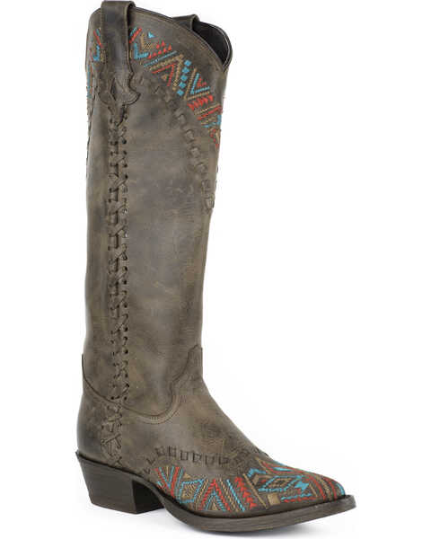 Image #1 - Stetson Women's Doli Western Boots - Snip Toe, Brown, hi-res
