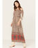 Image #1 - Angie Women's Off The Shoulder Midi Dress, Brick Red, hi-res