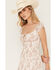 Image #2 - Ash & Violet Women's Floral Horseshoe Print Sleeveless Mini Dress, Brown, hi-res