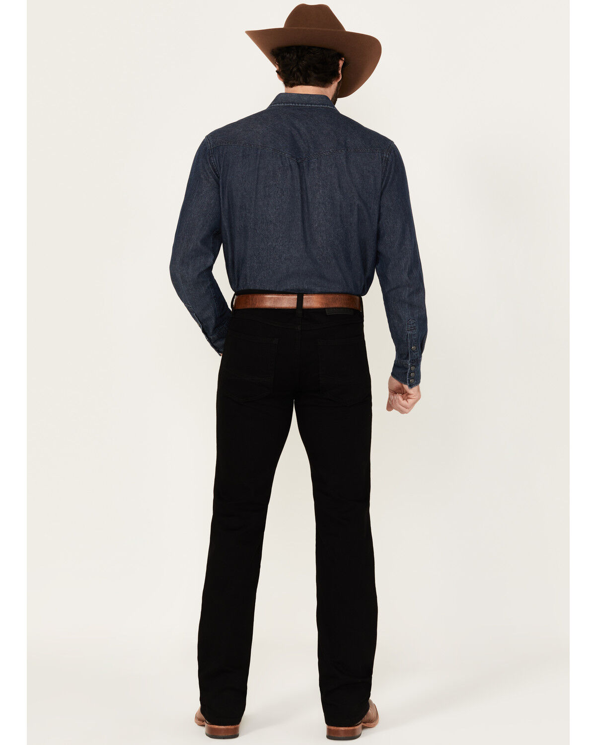 Image #3 - RANK 45® Men's Ambush Slim Straight Performance Stretch Denim Jeans - Tall, Black, hi-res