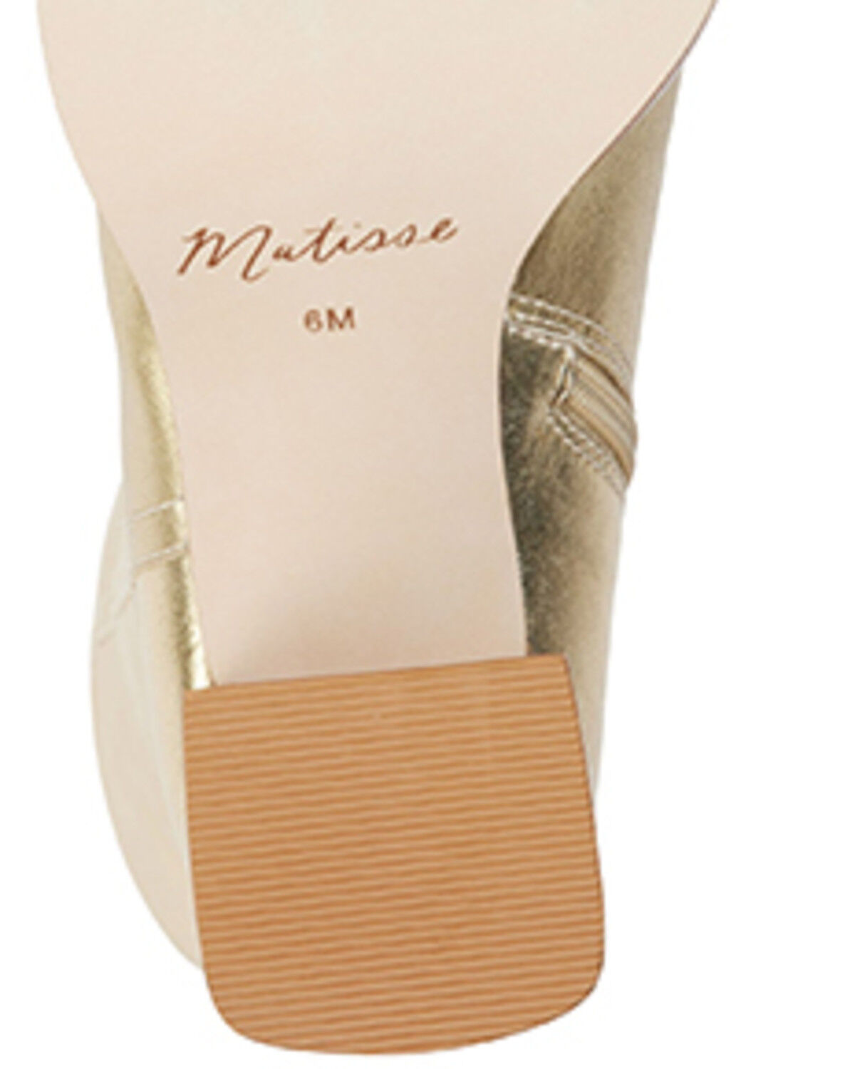 Image #6 - Matisse Women's Addison Tall Boots - Round Toe, Gold, hi-res