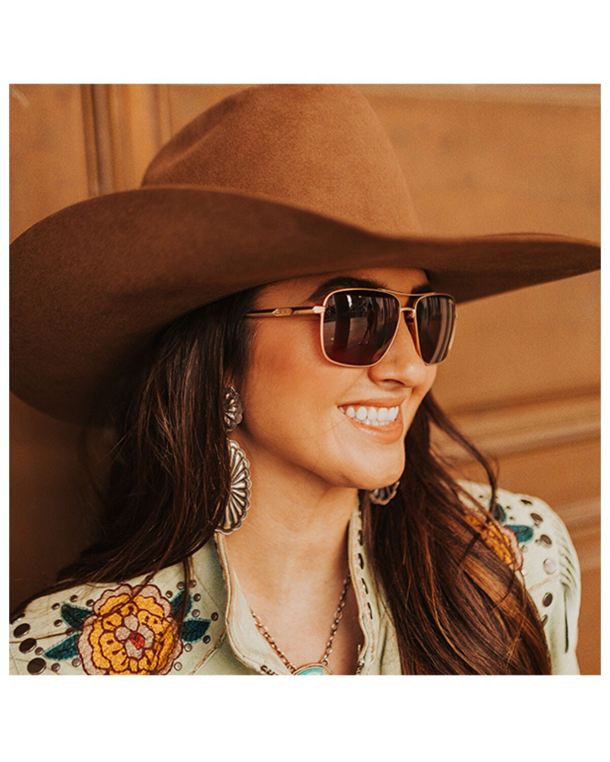 Image #2 - Bex Porter Sunglasses, Brown, hi-res