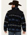 Image #4 - Wrangler Men's Mixed Sherpa Zip Jacket, Blue, hi-res
