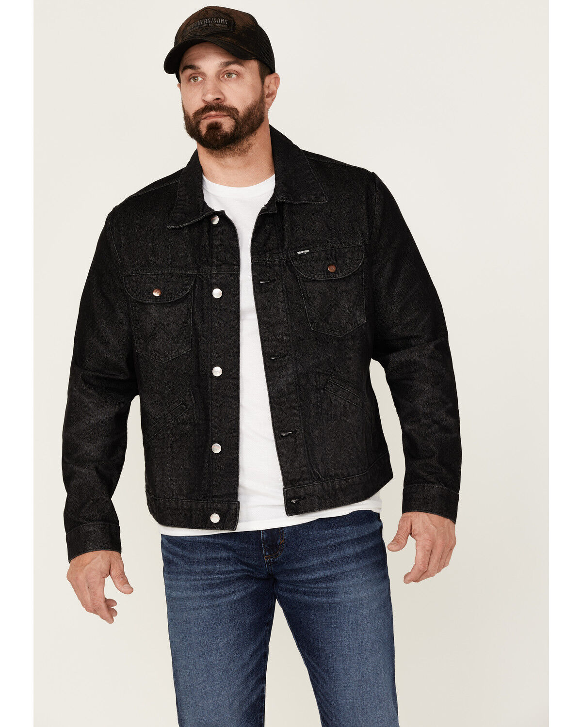 Wrangler X Fender Men's Cowboy Legends Button-Down Denim