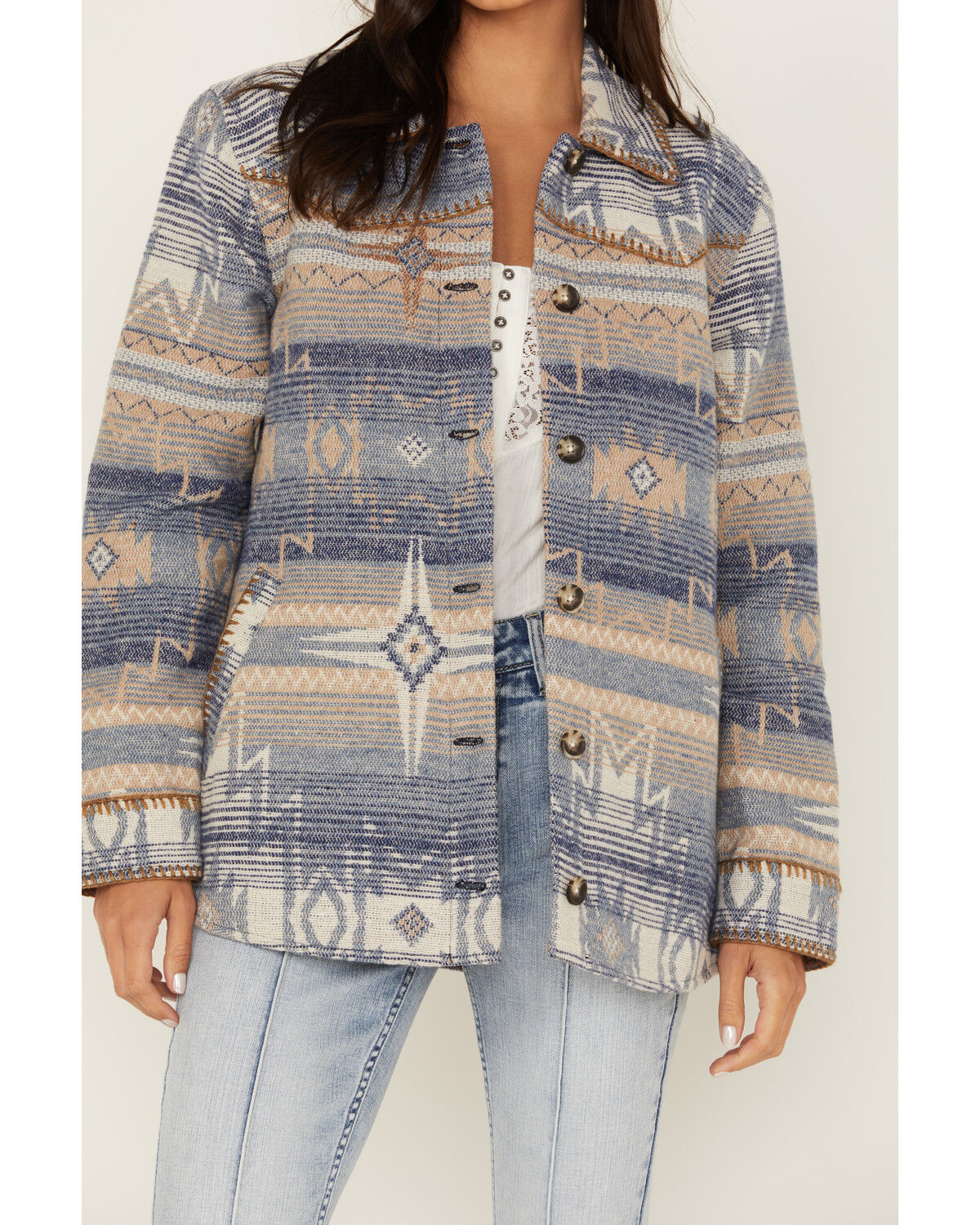 Image #3 - Idyllwind Women's Sanford Whip Stitch Blanket Jacket, , hi-res