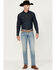 Image #1 - Levi's Men's 514™ Any Second Now Straight Stretch Denim Jeans, Light Wash, hi-res