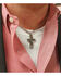 Image #4 - Montana Silversmiths Men's Modern Art Cross Necklace, Silver, hi-res