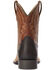 Ariat Boys' Lil Hoss Western Boots - Square Toe, Tan, hi-res