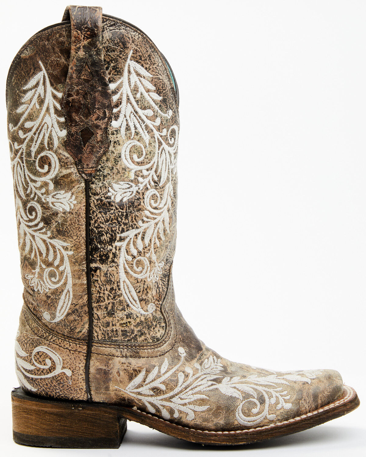 Image #3 - Corral Women's Blacklight Western Boots - Square Toe, Brown, hi-res