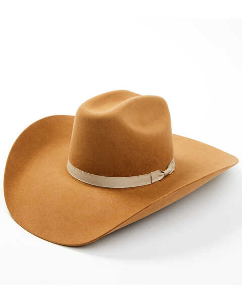 Serratelli 6X Felt Cowboy Hat , Tan, hi-res