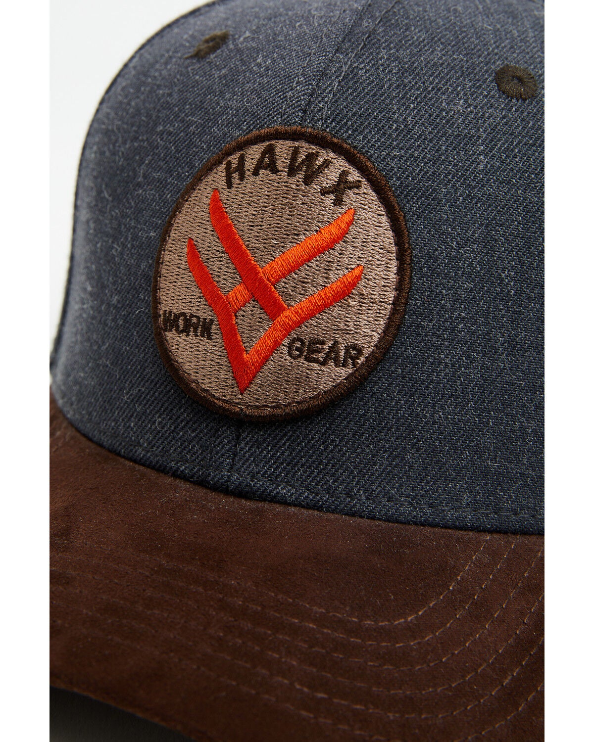Image #2 - Hawx Men's Circle Patch Ball Cap, Dark Grey, hi-res