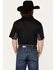 Image #4 - RANK 45® Men's Renegade Performance Short Sleeve Polo Shirt , Black, hi-res