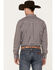 Cody James Men's Wes Plaid Print Long Sleeve Button Down Stretch Western Shirt - Big & Tall, Cream, hi-res