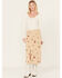 Image #1 - Driftwood Women's Piper Corduroy Floral Skirt, Beige, hi-res