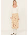 Image #1 - Driftwood Women's Piper Corduroy Floral Skirt , Beige, hi-res