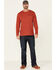 Image #2 - Ariat Men's Rebar Workman Alloy Flag Graphic Long Sleeve Work Pocket T-Shirt , Red, hi-res