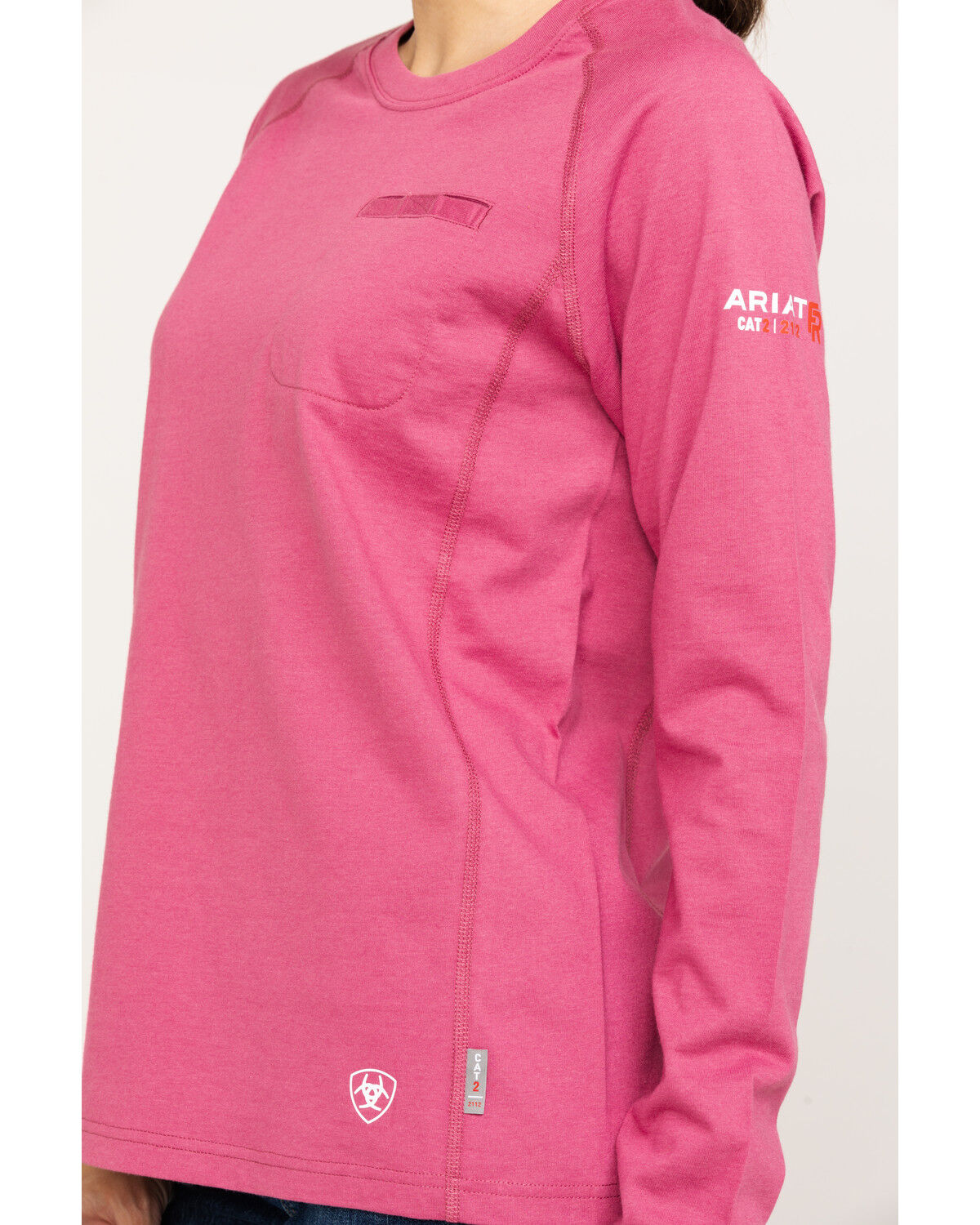 Image #3 - Ariat Women's FR Air Crew Long Sleeve Work Shirt, , hi-res