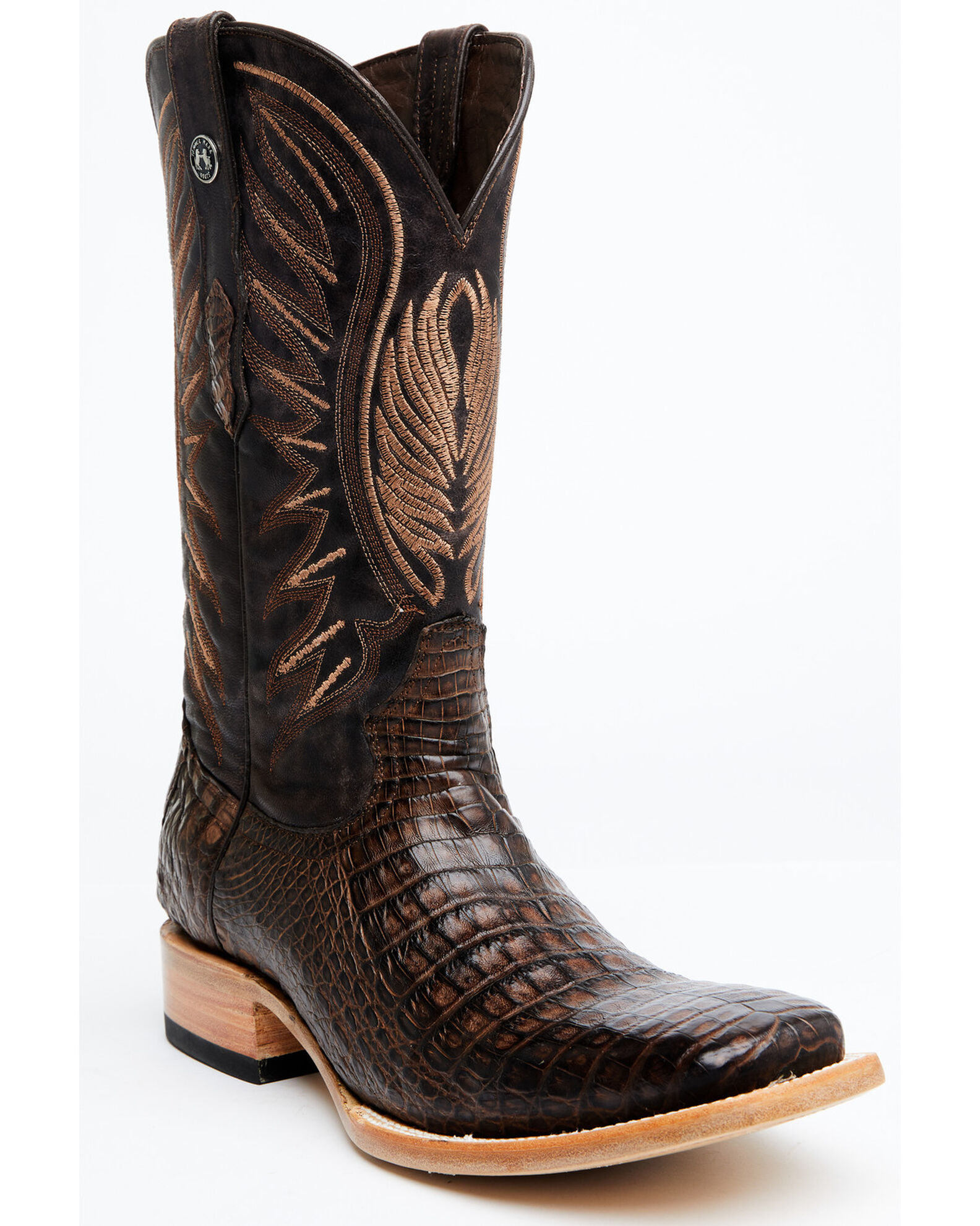 Tanner Mark Men s Shawnee Exotic Caiman Belly Western Boots